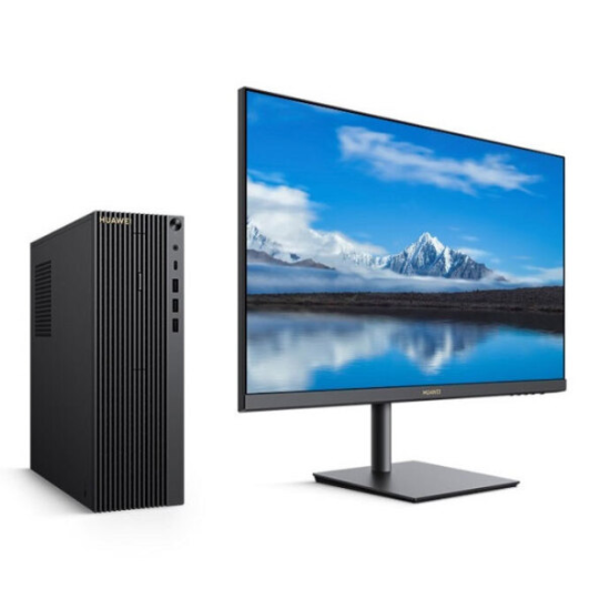 華為/Huawei Mate Station B520 臺(tái)式計(jì)算機(jī)  酷睿I3 10100 8G內(nèi)存 256固態(tài) 23.8寸顯示器
